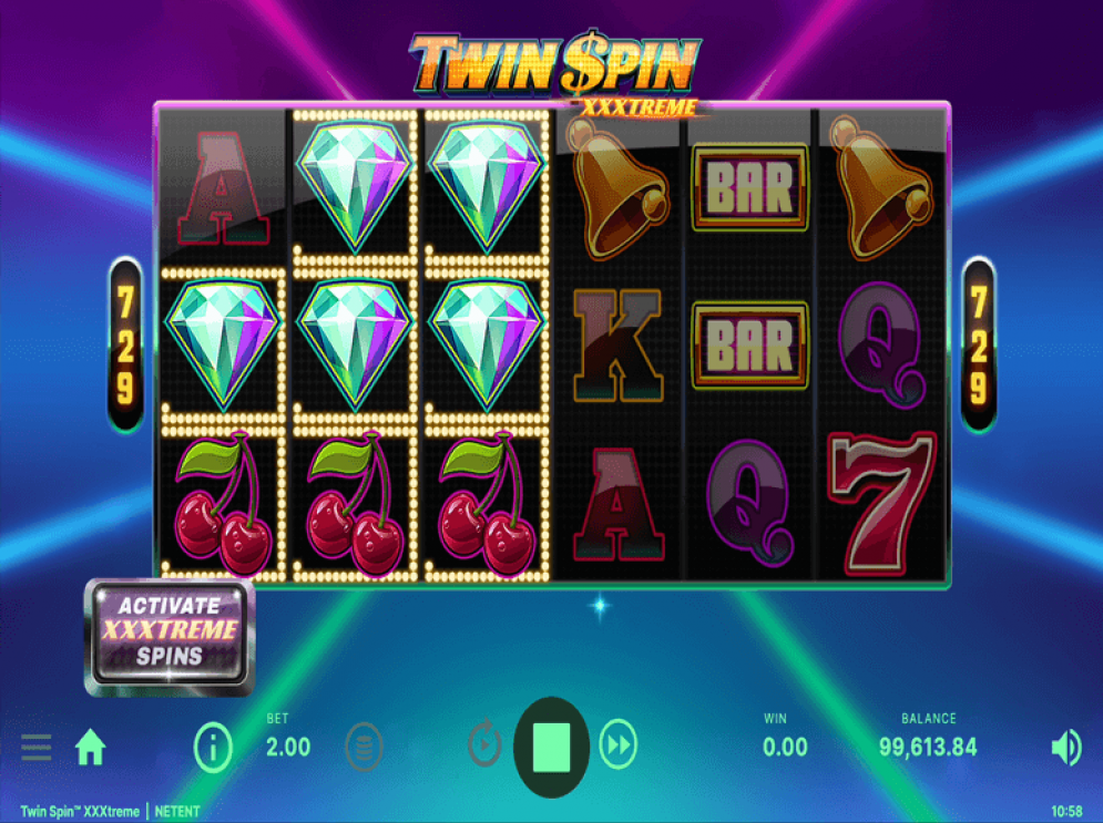 Twin Spin XXXtreme slot game